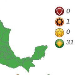 Semáforo COVID en México por estados: así queda el mapa del 15 al 28 de noviembre de 2021