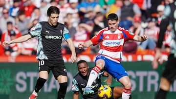 26/01/25 PARTIDO SEGUNDA DIVISION
GRANADA - SPORTING DE GIJON
Ruben Yañez (Real Sporting de Gijon) y Sergio Ruiz (Granada CF)