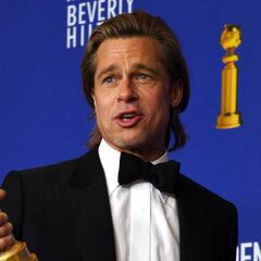 Brad Pitt recoge el Globo de Oro y la mirada de Jennifer Aniston enloquece a las redes