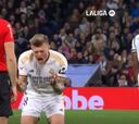 No se le ha visto así jamás: la reacción colérica de Kroos con el árbitro