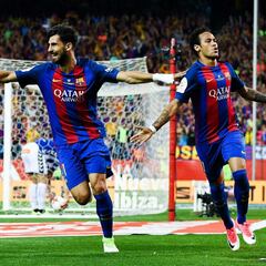 Neymar equals Puskas' record in Copa del Rey final