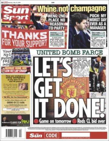 Portadas de la prensa mundial