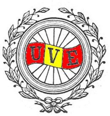 Logo de la Unión Velocipédica Española de los años 1897 a 1949.