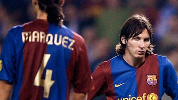 Rafa Márquez revela su enfrentamiento con Messi en el Barcelona: “Tuvo que intervenir Guardiola”