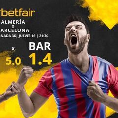 UD Almería vs. FC Barcelona: horario, TV, estadísticas, clasificación y pronósticos