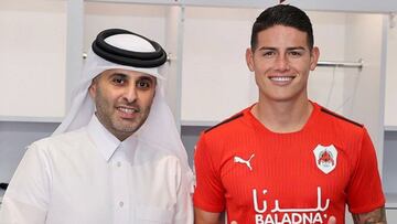Sheikh Ali bin Saud bin Ahmed al Thani, presidente del Al Rayyan confirmó que el contrato de James Rodríguez es de tres años, estará hasta 2024