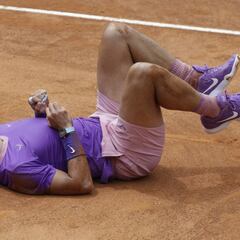 Nadal siempre se levanta