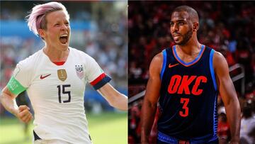 La futbolista de la selección femenil de Estados Unidos y el basquetbolista de la NBA, son algunas personalidades que invitan a la campaña 'We all Vote' de Michelle Obama.