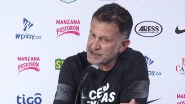 Osorio en rueda de prensa en la previa contra Once Caldas