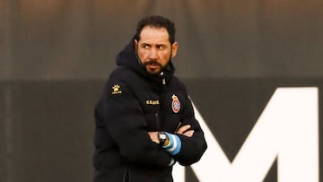 Pablo Machín, entrenador del Espanyol.