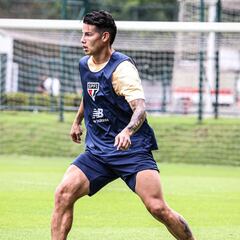 James, en la ‘mesa chica’ de Sao Paulo