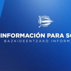 Alavés y Baskonia reembolsarán la parte proporcional del abono no disfrutado