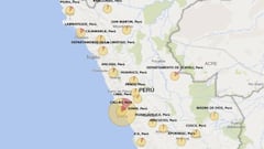 Mapa de casos por coronavirus por departamento en Perú: hoy, 8 de mayo