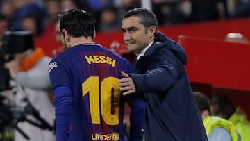 "I've never known anyone with such competitive spirit" Valverde on Messi