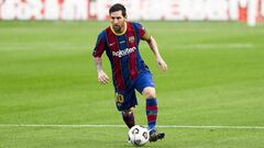 BARCELONA, SPAIN - SEPTEMBER 19: Lionel Messi of FC Barcelona during the Joan Gamper Trophy match between FC Barcelona and Elche CF at Camp Nou on September 19, 2020 in Barcelona, Spain. (Photo by Pedro Salado/Quality Sport Images/Getty Images)