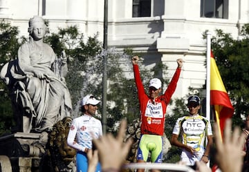 Ganó la Vuelta a España en el año 2010 con el equipo Liquigas.