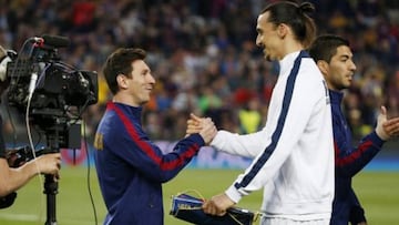 Ibrahimovic se rinde a Messi: "Es un futbolista de Playstation"