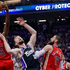 Who will the winner of the Kings vs. Pelicans play in the first round of the playoffs?