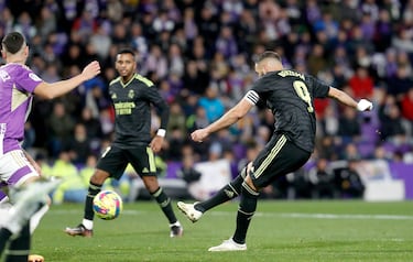 Benzema anotó el 0-2 en el minuto 88.
