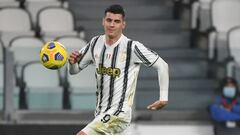&Aacute;lvaro Morata, en un partido de la Juventus. Es propiedad del Atl&eacute;tico.
