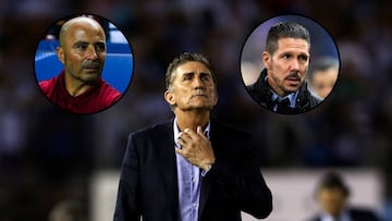 AFA: echa a Bauza y viaja para hablar con Simeone y Sampaoli