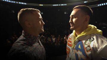 Dustin Poirier y Max Holloway.