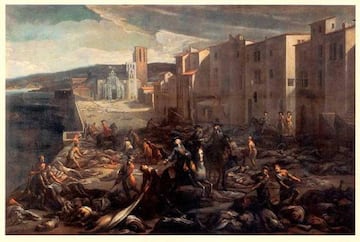 'La peste en Marsella', obra de Michel Apriete.