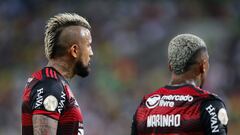 Arturo Vidal lucha por un puesto y Flamengo define formación para la final
