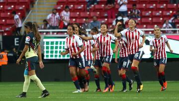 Chivas vence al América en la de ida de la semifinal de la Liga MX Femenil