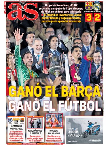Las portadas de AS de abril