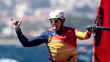 Nacho Baltasar, de iQFOiL masculino.