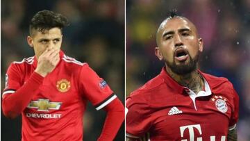 Alexis Sánchez y Arturo Vidal.