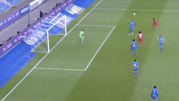 El error de Lucumí que remienda su portero con grandes reflejos