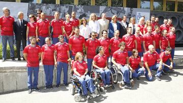 Despedida del equipo paral&iacute;mpico espa&ntilde;ol antes de viajar a R&iacute;o. 
  
 
 
 
 
 
 