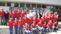 Multitudinaria despedida a los Paralímpicos rumbo a Río