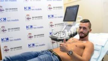 Haris Medunjanin supera el reconocimiento médico con el Deportivo.