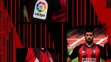El Mirandés presenta novedades en su nueva indumentaria