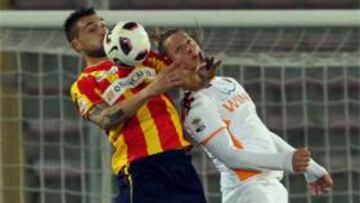 <b>LECCE 1 - ROMA 2</b>.
