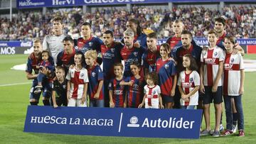 Jugadores del Huesca.