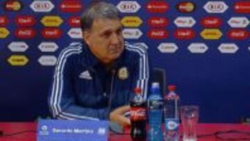 Martino, en rueda de prensa.