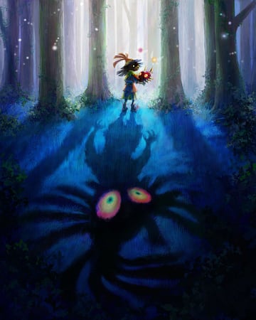 Ilustración - The Legend of Zelda: Majora&#039;s Mask 3D (3DS)