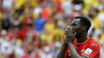 CON BÉLGICA. Lukaku jugó ayer el Bélgica-Rusia. Wilmots le sustituyó por Origi.