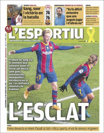"Entrenar al Madrid es un sue?o"... las portadas deportivas de hoy