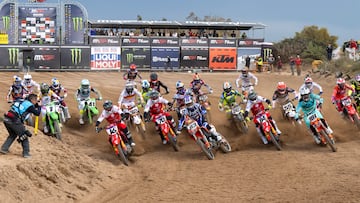 Una salida del MXGP de Cerdeña.
