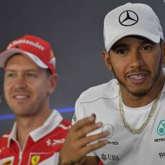 Hamilton y Vettel, a por la leyenda de Fangio…y Schumacher