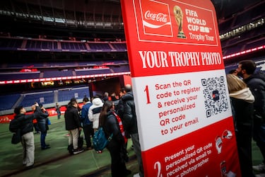 07/02/26 EVENTO FIFA WORLD CUP 26 TROPHY TOUR COCACOLA SANTIAGO BERNABEU