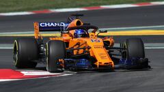 Fernando Alonso con el McLaren Renault.