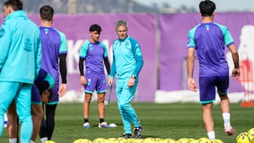 Fran Escribá, durante un entrenamiento.