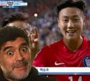 El trolleo épico a Maradona del coreano culé Paik Seung-Ho