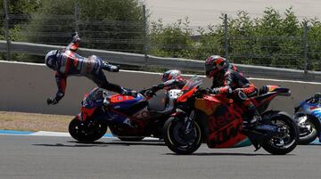 Accidente del piloto de Red Bull, Miguel Oliveira.